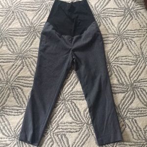 LOFT petite maternity black dress pants, size OPM